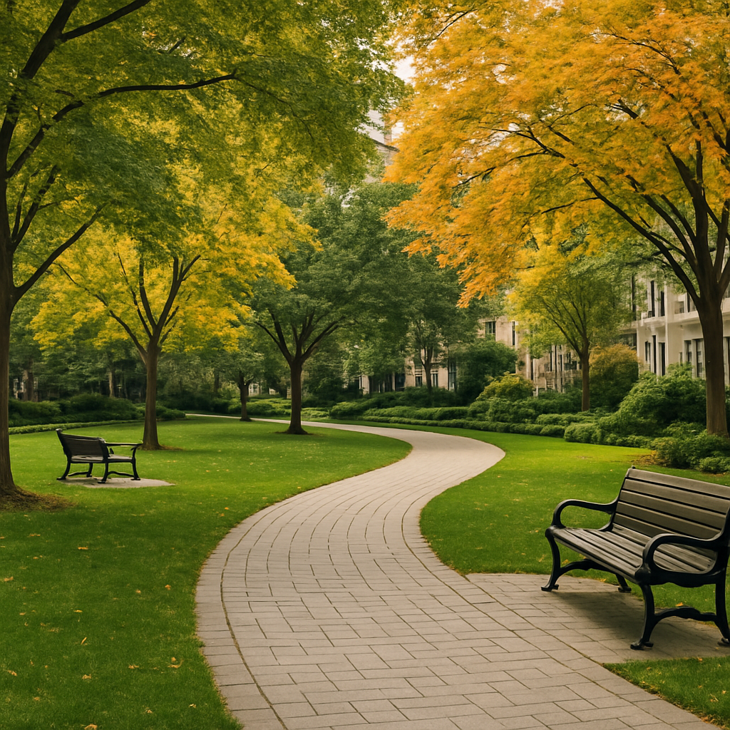 Ramsden Park in Yorkville, Toronto
